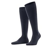FALKE Airport M Kh laine coton unies 1 paire, Chaussettes longues Homme, Bleu Dark Blue Melange 6688, 41-42