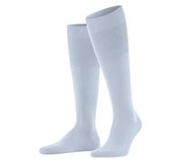 FALKE Airport M Kh laine coton unies 1 paire, Chaussettes longues Homme, Bleu Light Blue 6594, 43-44