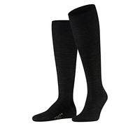 FALKE Airport M Kh laine coton unies 1 paire, Chaussettes longues Homme, Gris Anthracite Melange 3080, 39-40