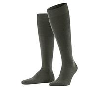 FALKE Airport M Kh laine coton unies 1 paire, Chaussettes longues Homme, Vert Green Melange 7155, 41-42