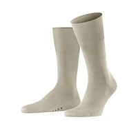 FALKE Airport M So laine coton unies 1 paire, Chaussettes Homme, Beige Melange 4043, 39-40