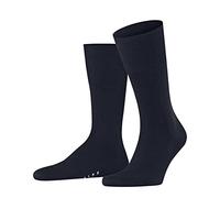 FALKE Airport M So laine coton unies 1 paire, Chaussettes Homme, Bleu Space Blue 6116, 43-44