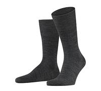 FALKE Airport M So laine coton unies 1 paire, Chaussettes Homme, Gris Dark Grey 3070, 45-46