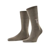 FALKE Airport M So laine coton unies 1 paire, Chaussettes Homme, Marron Nutmeg Melange 5410 Ho Ho Ho, 45-46