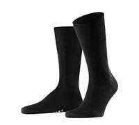 FALKE Chaussettes 'Airport' noir / blanc, Taille 39-40