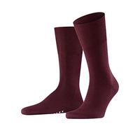 FALKE Airport M So laine coton unies 1 paire, Chaussettes Homme, Rouge Barolo 8596, 45-46