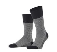 FALKE Airport M So Laine Coton Unies Chaussettes, Noir Black 3000 Herringstripe, 39-42 Homme
