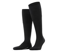 FALKE Airport Plus M Kh laine coton unies 1 paire, Chaussettes longues Homme, Noir Black 3000, 43-44