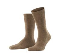 FALKE Airport Plus M So laine coton unies 1 paire, Chaussettes Homme, Marron Nutmeg Melange 5410, 43-44
