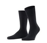 FALKE Airport Plus M So laine coton unies 1 paire, Chaussettes Homme, Noir Black 3000, 43-44
