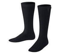 FALKE Ajour K Kh coton fantaisie 1 paire, Chaussettes longues Mixte enfant, Bleu Dark Navy 6370, 31-34