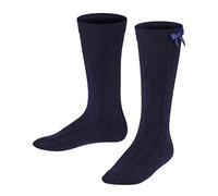 FALKE Ajour K Kh coton fantaisie 1 paire, Chaussettes longues Mixte enfant, Bleu Marine 6120, 39-42