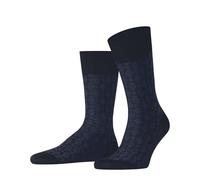 FALKE Artwork Tie M So coton fantaisie 1 paire, Chaussettes Homme, Bleu Midnight 6366, 43-44
