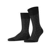 FALKE Artwork Tie M So coton fantaisie 1 paire, Chaussettes Homme, Noir Black 3000, 39-40