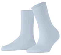 Falke Aux femmes Cotton Rib Plaine Coton Chaussettes - Bleu