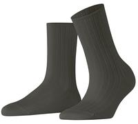 Falke Aux femmes Cotton Rib Plaine Coton Chaussettes - vert