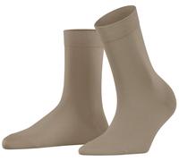 Falke Aux femmes Cotton Touch Plaine Coton Chaussettes - Beige
