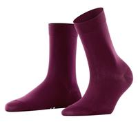Falke Aux femmes Cotton Touch Plaine Coton Chaussettes - Bourgogne