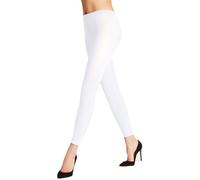 Falke Aux femmes Cotton Touch Plaine Coton Leggings - blanc
