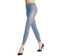 Falke Aux femmes Cotton Touch Plaine Coton Leggings - Bleu
