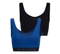Falke Aux femmes Daily Comfort Plaine Coton Bralettes - Bleu