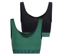 Falke Aux femmes Daily Comfort Plaine Coton Bralettes - vert
