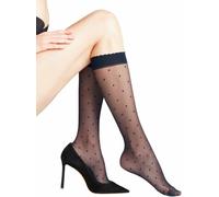 Falke Aux femmes Dot À pois Polyamide Collants - Marine