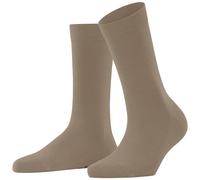 Falke Aux femmes Family Plaine Coton Chaussettes - Beige