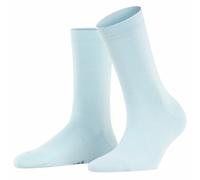 Falke Aux femmes Family Plaine Coton Chaussettes - Bleu