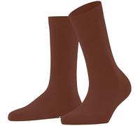 Falke Aux femmes Family Plaine Coton Chaussettes - marron