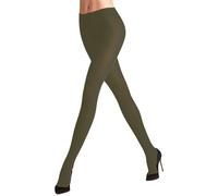 Falke Aux femmes Family Plaine Coton Collants - vert