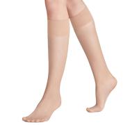 Falke Aux femmes Pure Matt Plaine Polyamide Bas - Crème