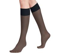 Falke Aux femmes Pure Matt Plaine Polyamide Bas - Marine