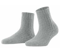 Falke Aux femmes Rib Bed Plaine La laine Chaussettes - argent