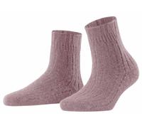 Falke Aux femmes Rib Bed Plaine La laine Chaussettes - rouge