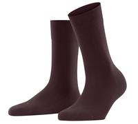 Falke Aux femmes Sensitive London Plaine Coton Chaussettes - Bourgogne