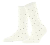 Falke Aux femmes Spike Dot Spots Coton Chaussettes - blanc
