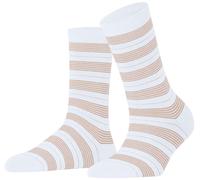 Falke Aux femmes Stripe Uniform Ray Coton Chaussettes - blanc
