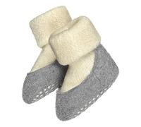 FALKE Baby Cosyshoe B Hp laine picots sur la semelle 1 paire, Chaussettes Chaussons Mixte bébé, Blanc Wool White 2060, 17/18 EU