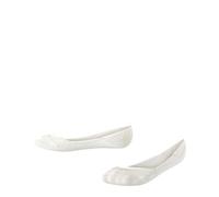 Falke Ballerina K IN coton unies 1 paire, Chaussettes invisibles Mixte enfant, Blanc (Off-White 2040), 39-42