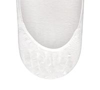 Falke Ballerina K IN coton unies 1 paire, Chaussettes invisibles Mixte enfant, Blanc (White 2000), 39-42