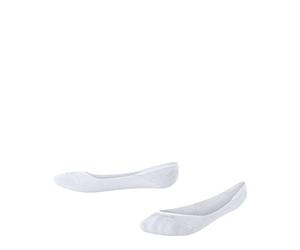 FALKE Ballerina K IN coton unies 1 paire, Chaussettes invisibles Mixte enfant, Blanc (White 2000) nouveau - écologique, 31-34