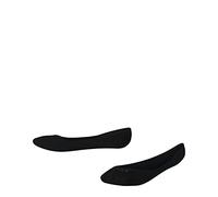 FALKE Ballerina K In coton unies 1 paire, Chaussettes invisibles Mixte enfant, Noir Black 3000, 35-38