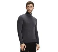 FALKE Basic Roll Neck Rollkragen M Pu laine doux sur la peau 1 pièce, Pull-over Homme, Gris Dark Grey 3970, 3XL