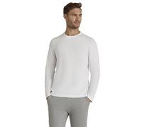 FALKE Basic T-Shirt Longsleeve M L/s Sh coton doux sur la peau 1 pièce, Pull-over Homme, Blanc White 2000, XL
