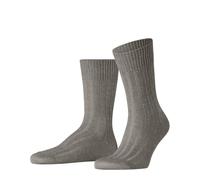 FALKE Bay Ribs M So lin coton unies 1 paire, Chaussettes Homme, Beige Milkshake 5024, 41-42
