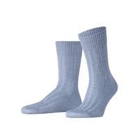 FALKE Bay Ribs M So lin coton unies 1 paire, Chaussettes Homme, Bleu Dream Blue 6240, 41-42