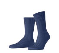 FALKE Bay Ribs M So lin coton unies 1 paire, Chaussettes Homme, Bleu Mingblue 6740, 39-40