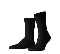 FALKE Bay Ribs M So lin coton unies 1 paire, Chaussettes Homme, Noir Black 3000, 43-44