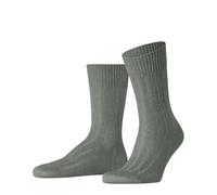 FALKE Bay Ribs M So lin coton unies 1 paire, Chaussettes Homme, Vert Loden 7570, 41-42